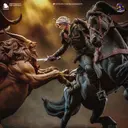 Ciri X Manticora The Witcher Rpg Game Figura Resina 40cm - foto 3