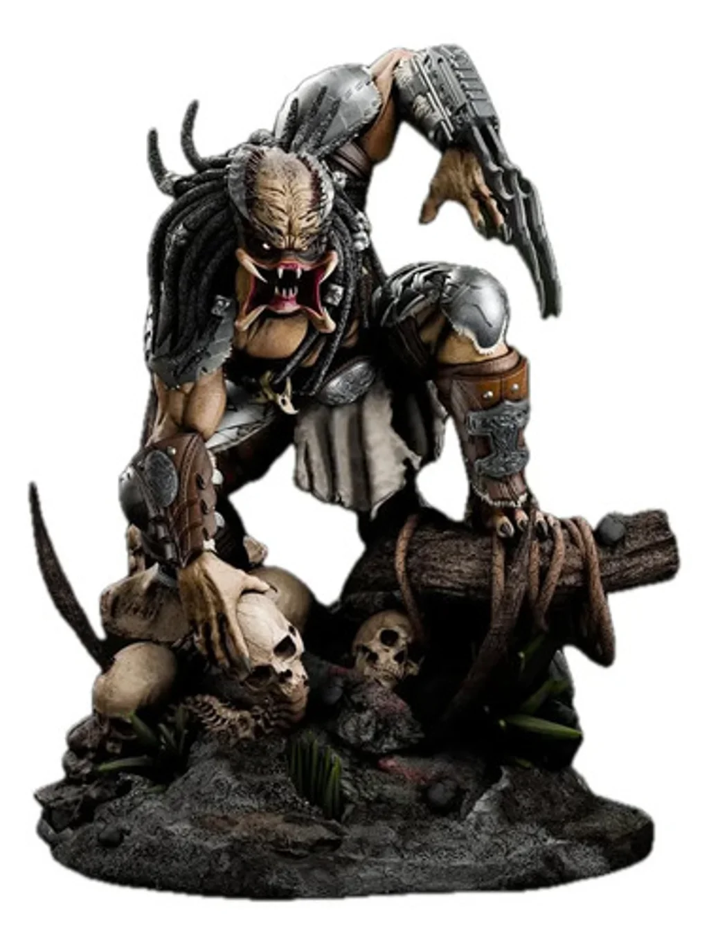 Figura predador filme predador caçador em resina 3D - Fidel Figures