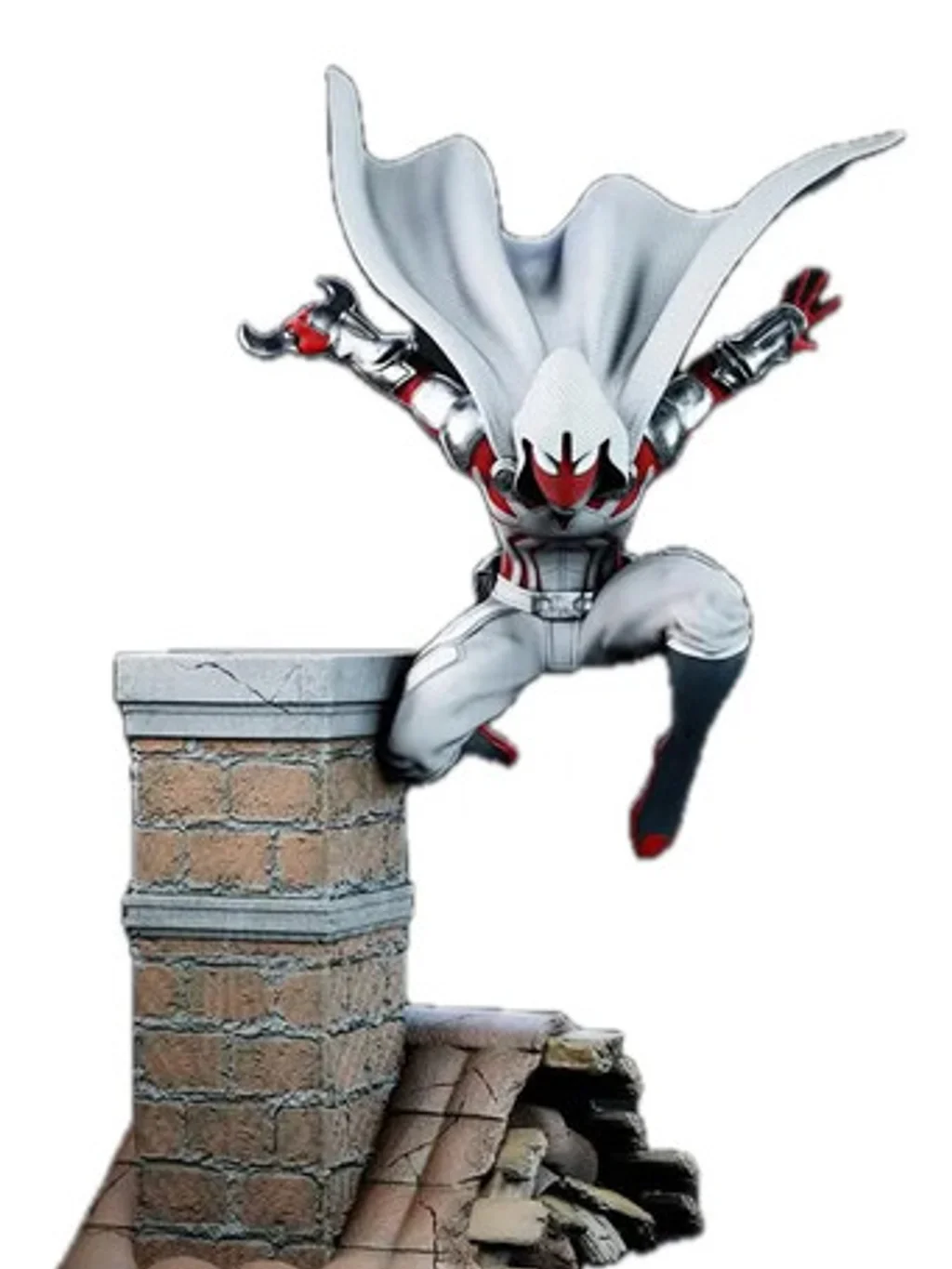 Figura arachknight spider man em resina 3D - Fidel Figures