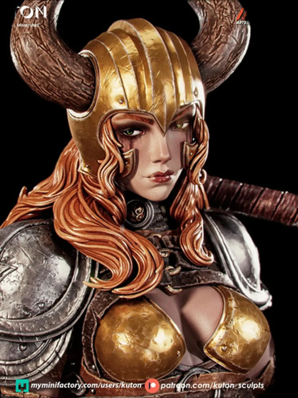 Figura thyra original d&d em resina 3D - Fidel Figures