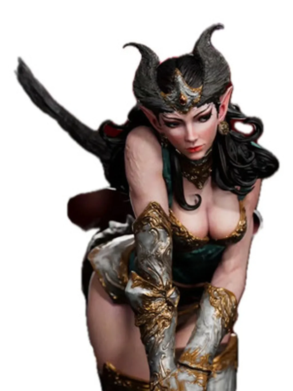 Figura nyssara original d&d fantasia em resina 3D - Fidel Figures