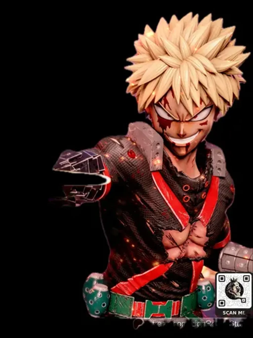 Figura katsuki bakugo boku no hero em resina 3D - Fidel Figures