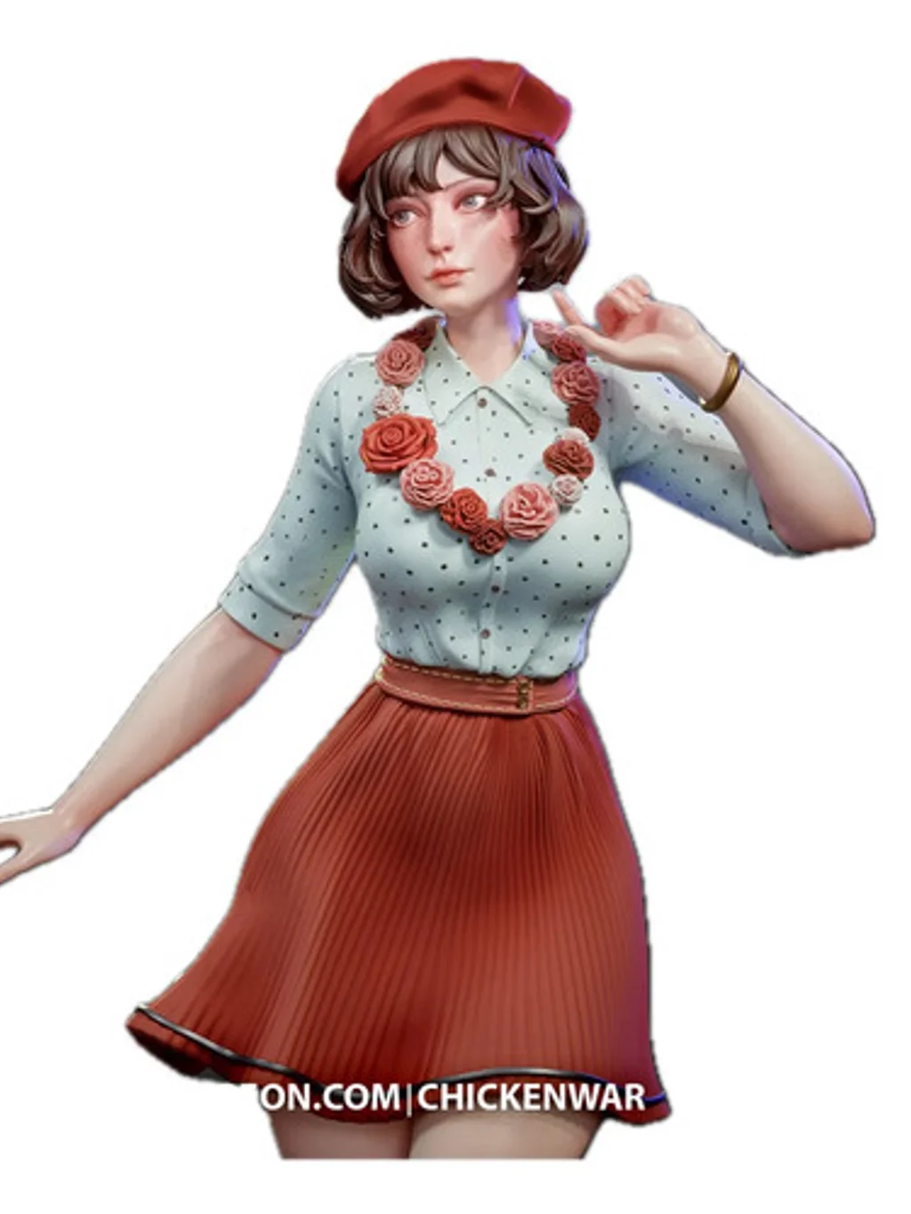 Figura sophie clair obscur expedition 33 em resina 3D - Fidel Figures