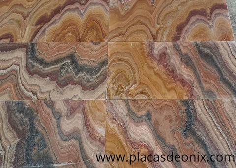 Parquet de Ónix Rojo Premium - Pisos de lujo con acabado natural en tono rojo intenso
