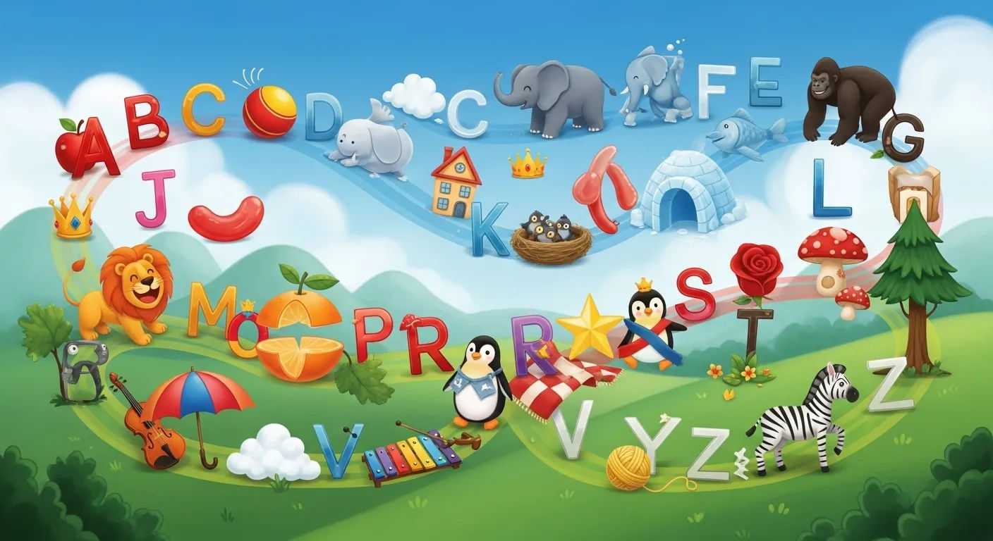 alfabeto in inglese canzone