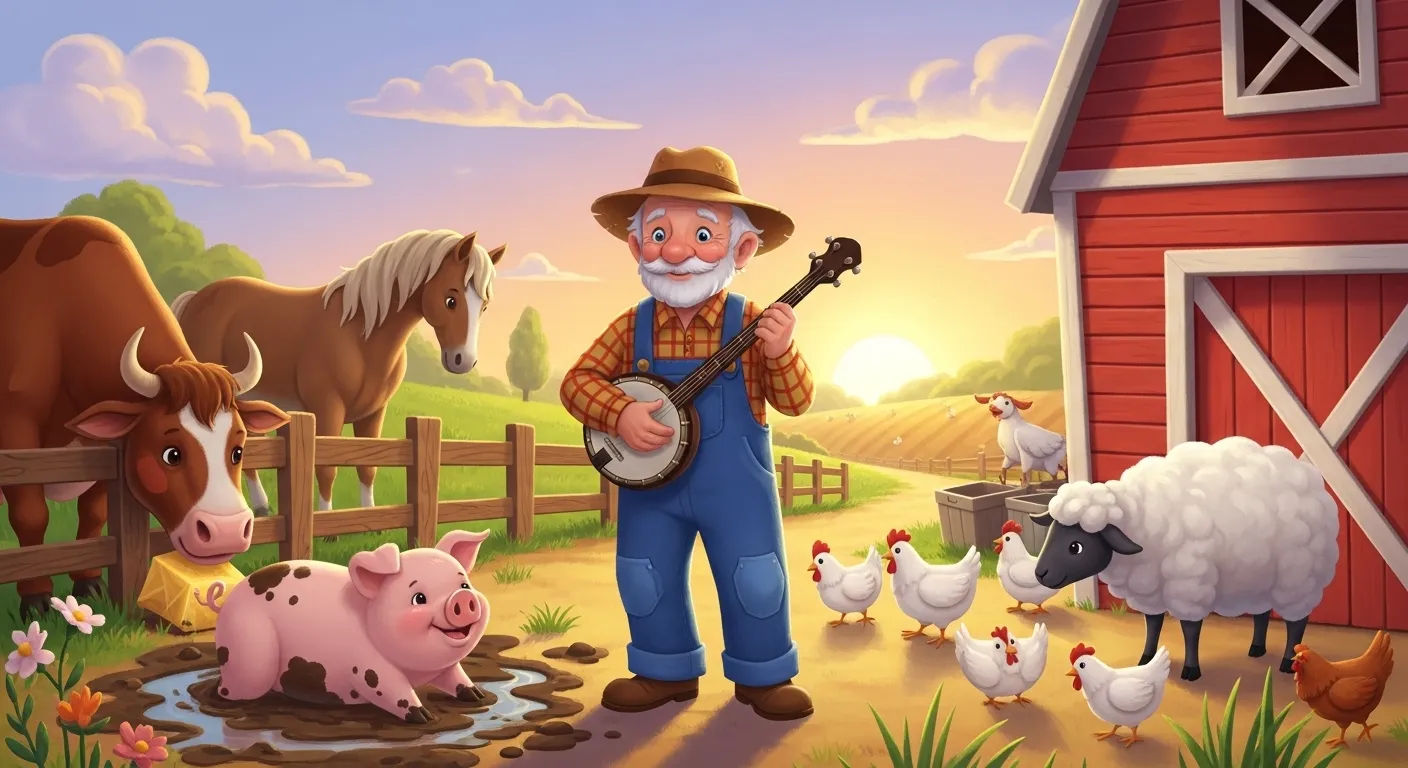 canzoncina nella vecchia fattoria