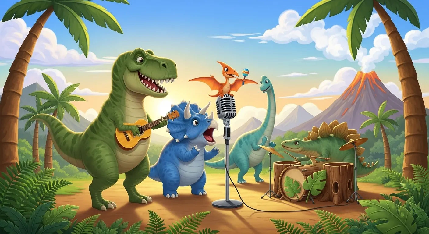 Canzone dinosauri Esplora il Passato