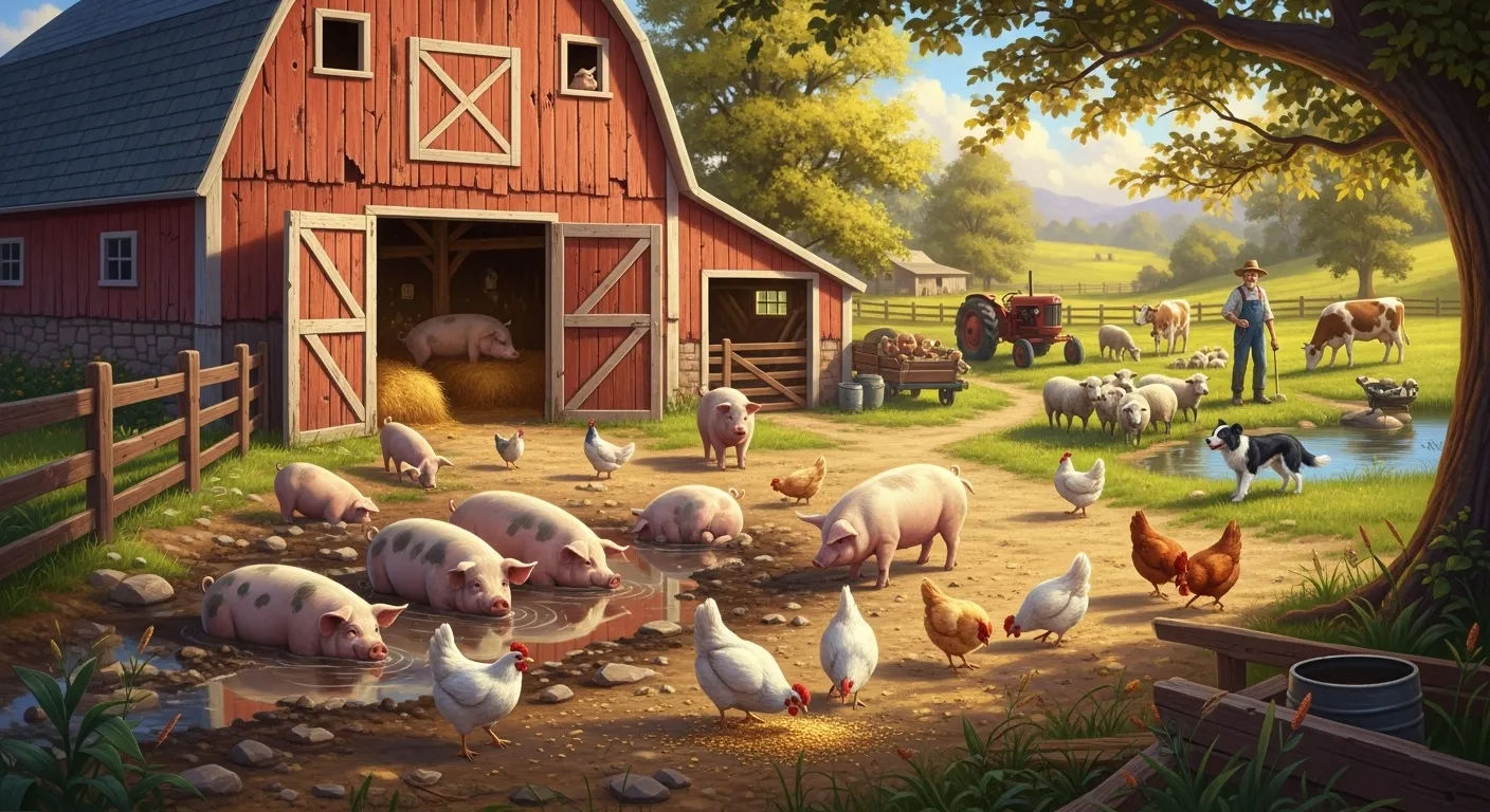 coccole sonore nella vecchia fattoria