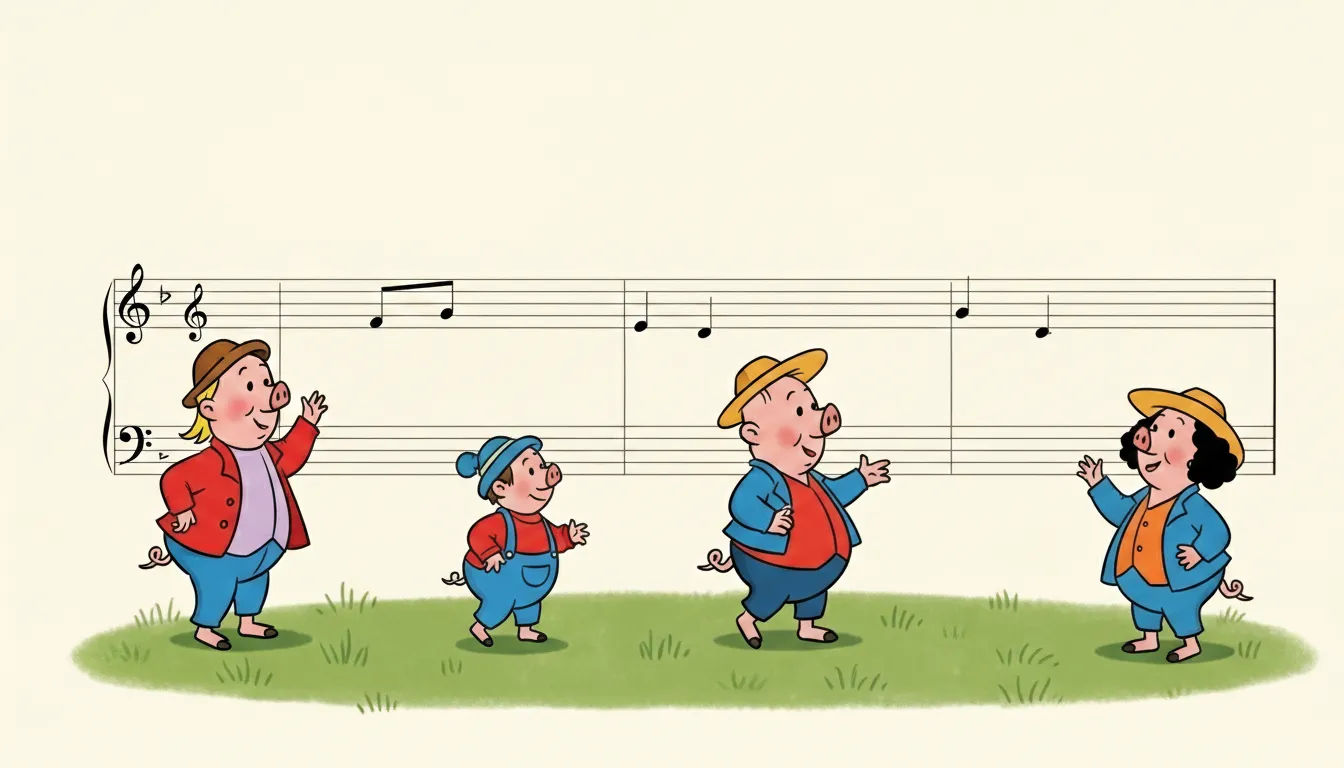 i 3 porcellini canzone