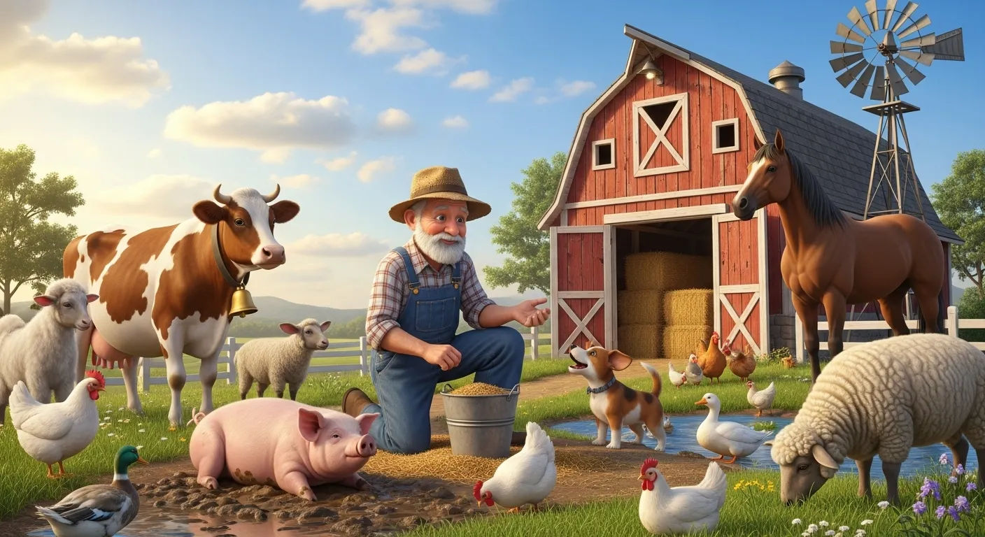 la vecchia fattoria canzone