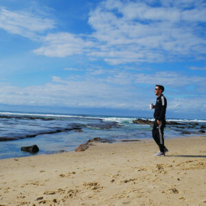 Coffee on Dolphin Point Beach