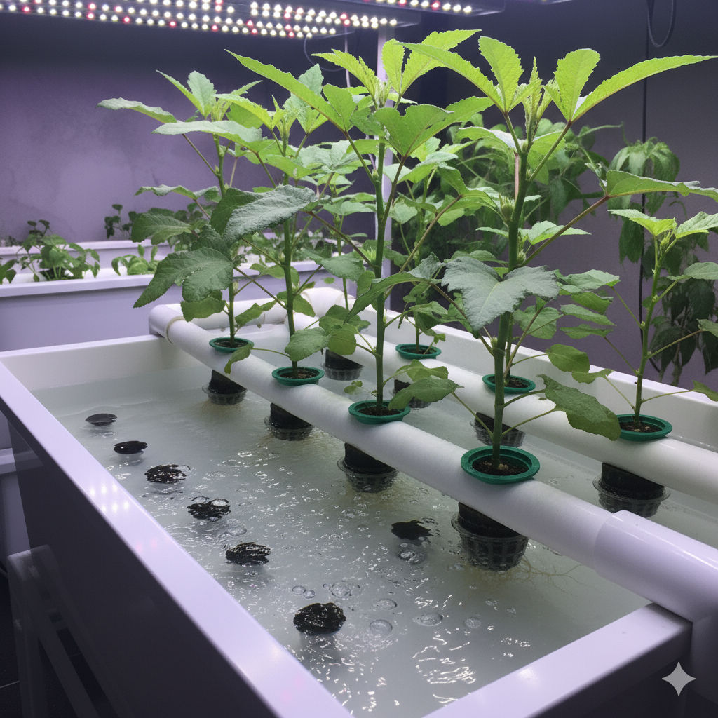 Okra - Hydroponic Plant