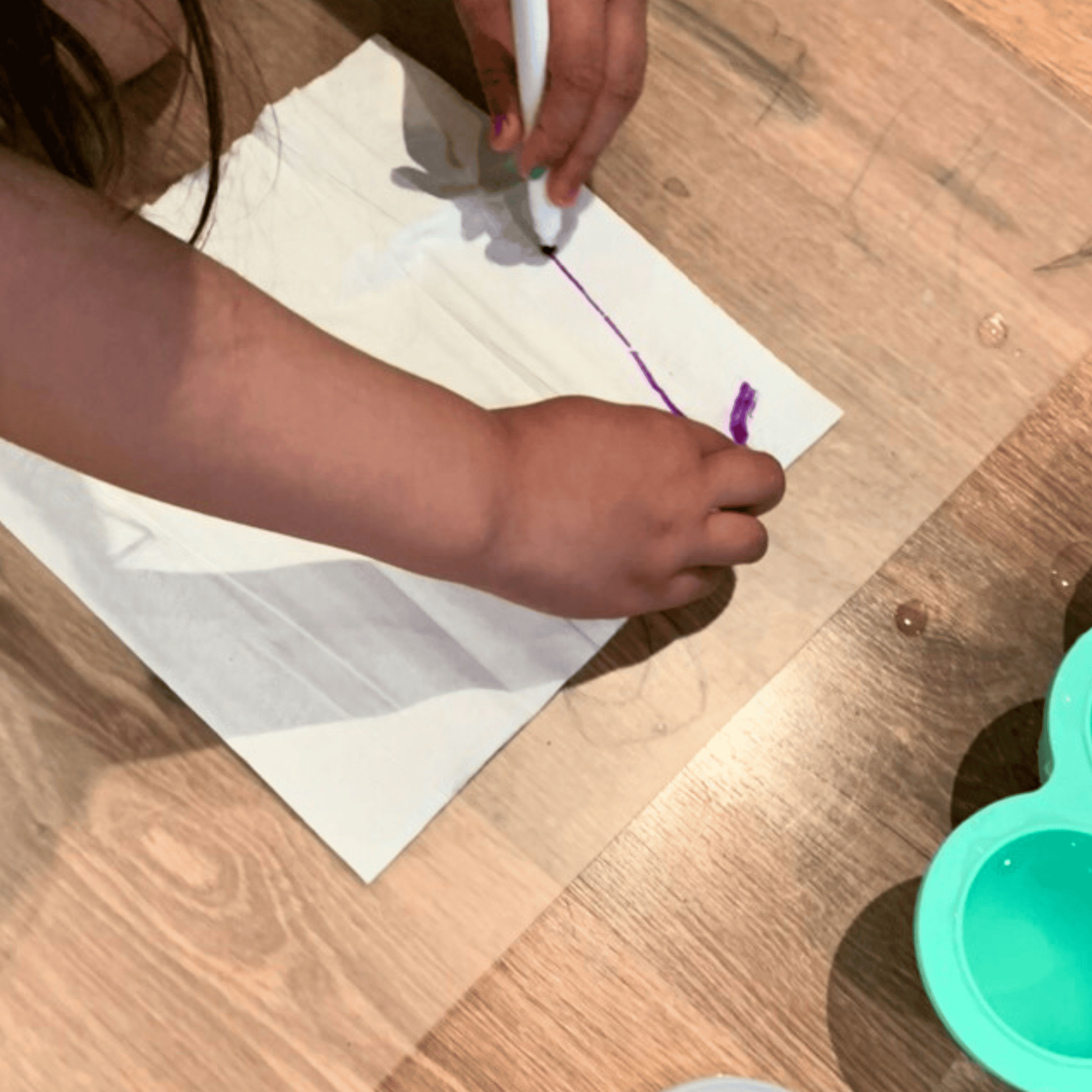 Magic growing worms experiment