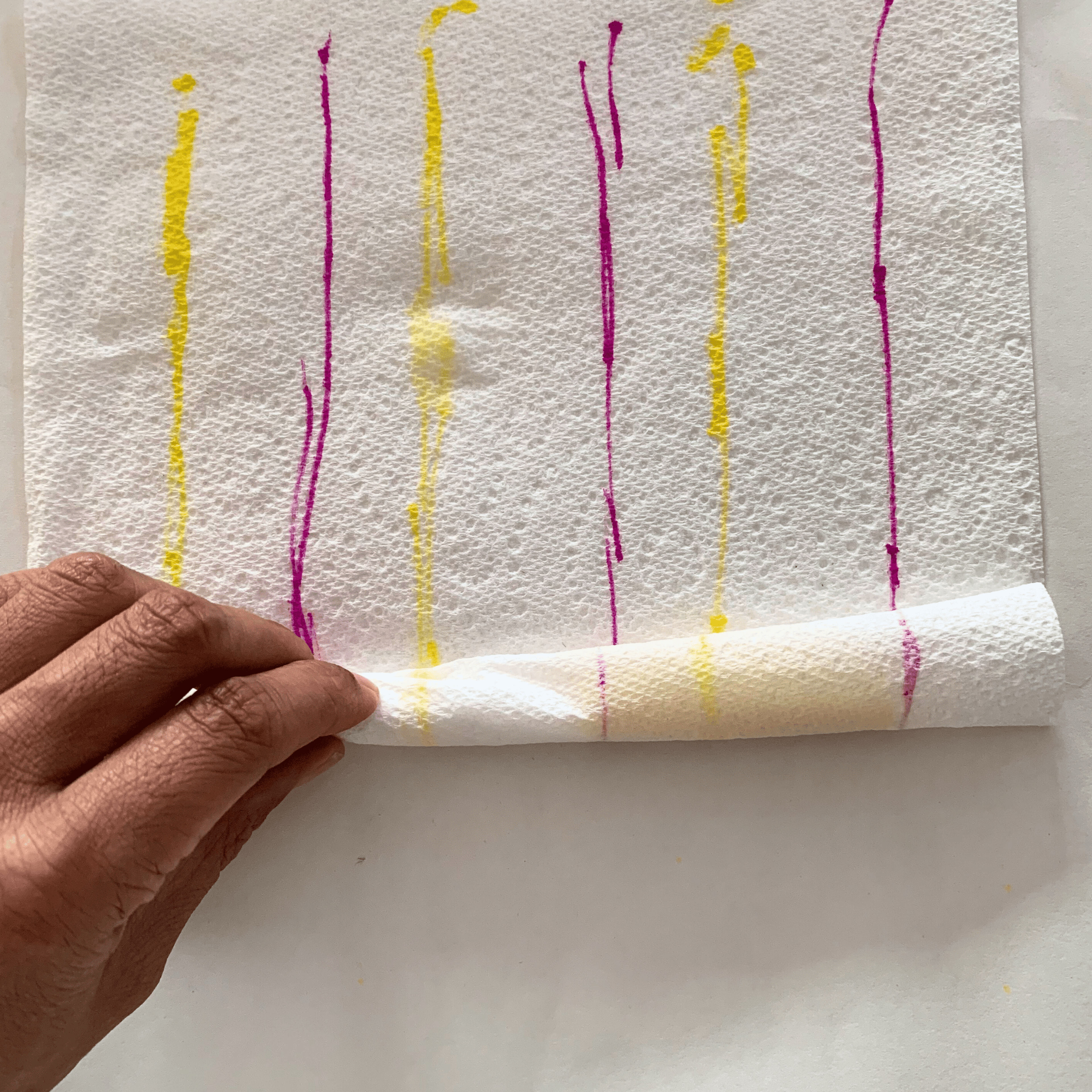 Magic growing worms experiment