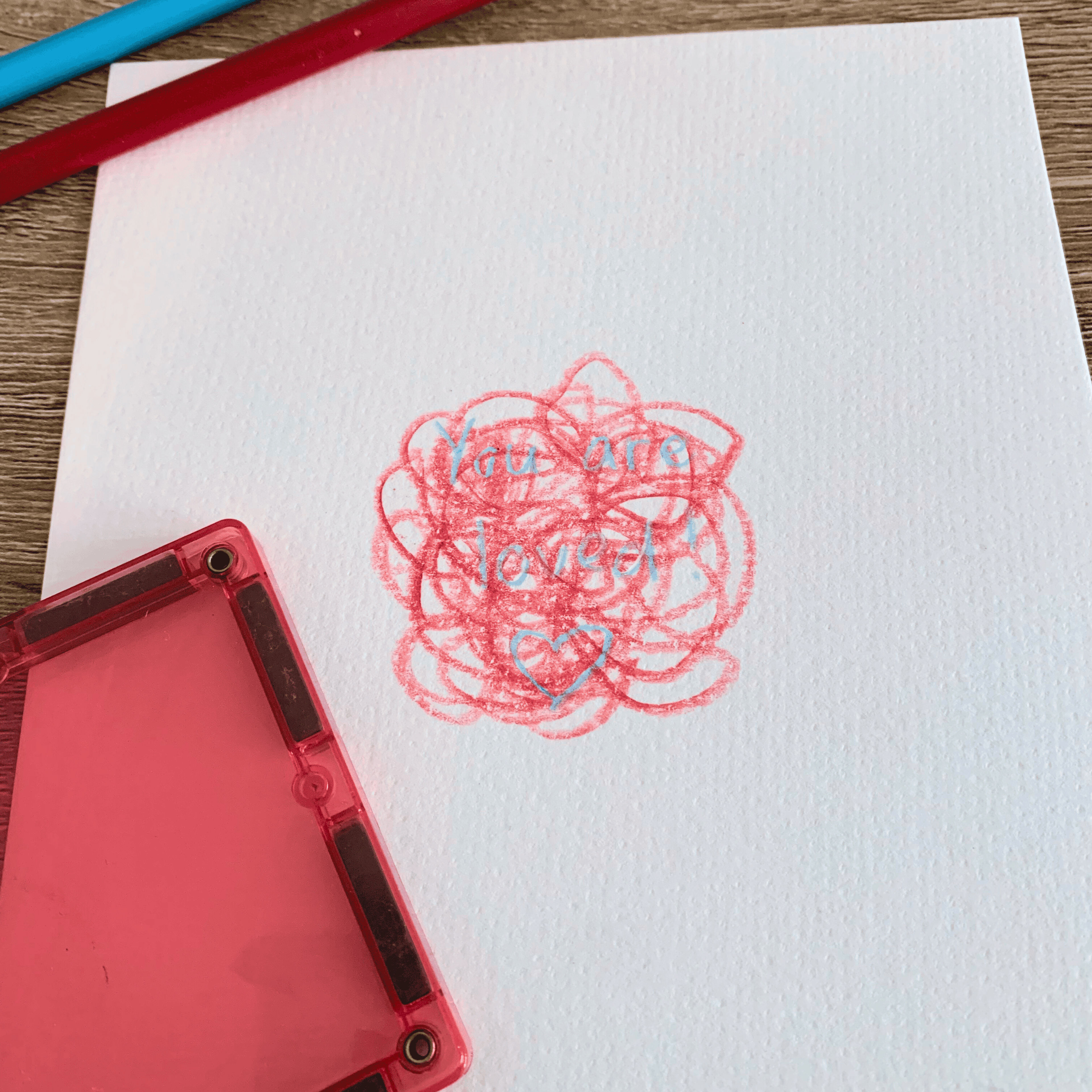 Magnetic tile hidden messages