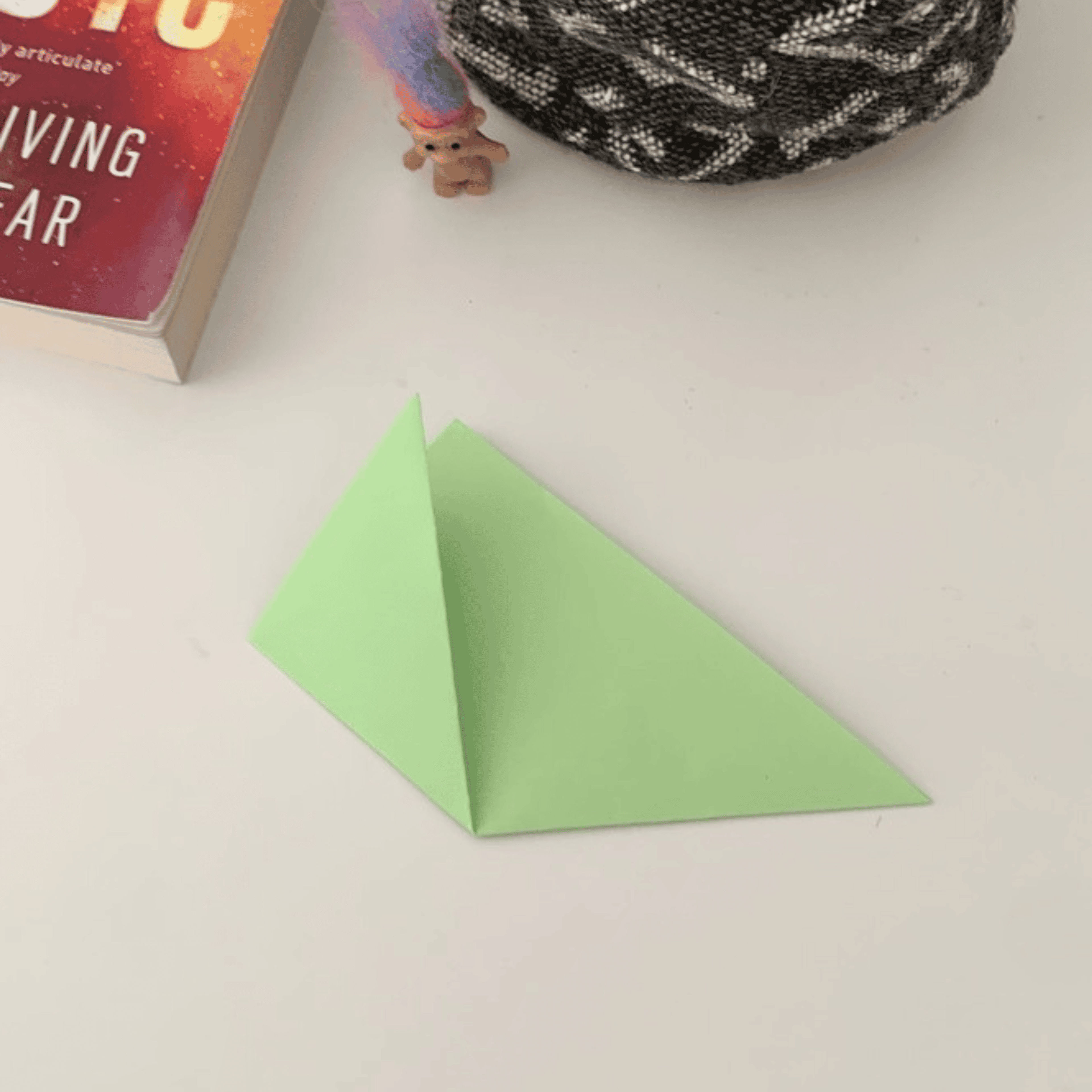 Origami bookmark