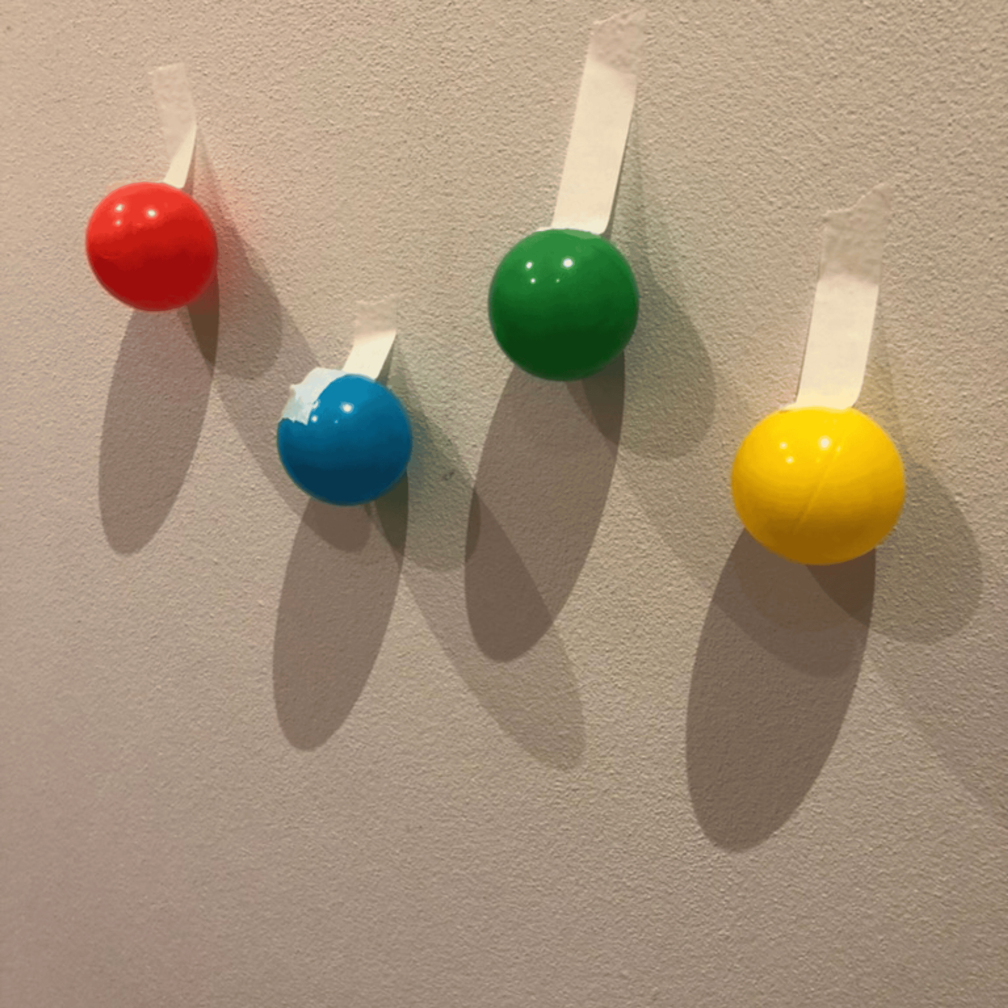 Sticky ball pull
