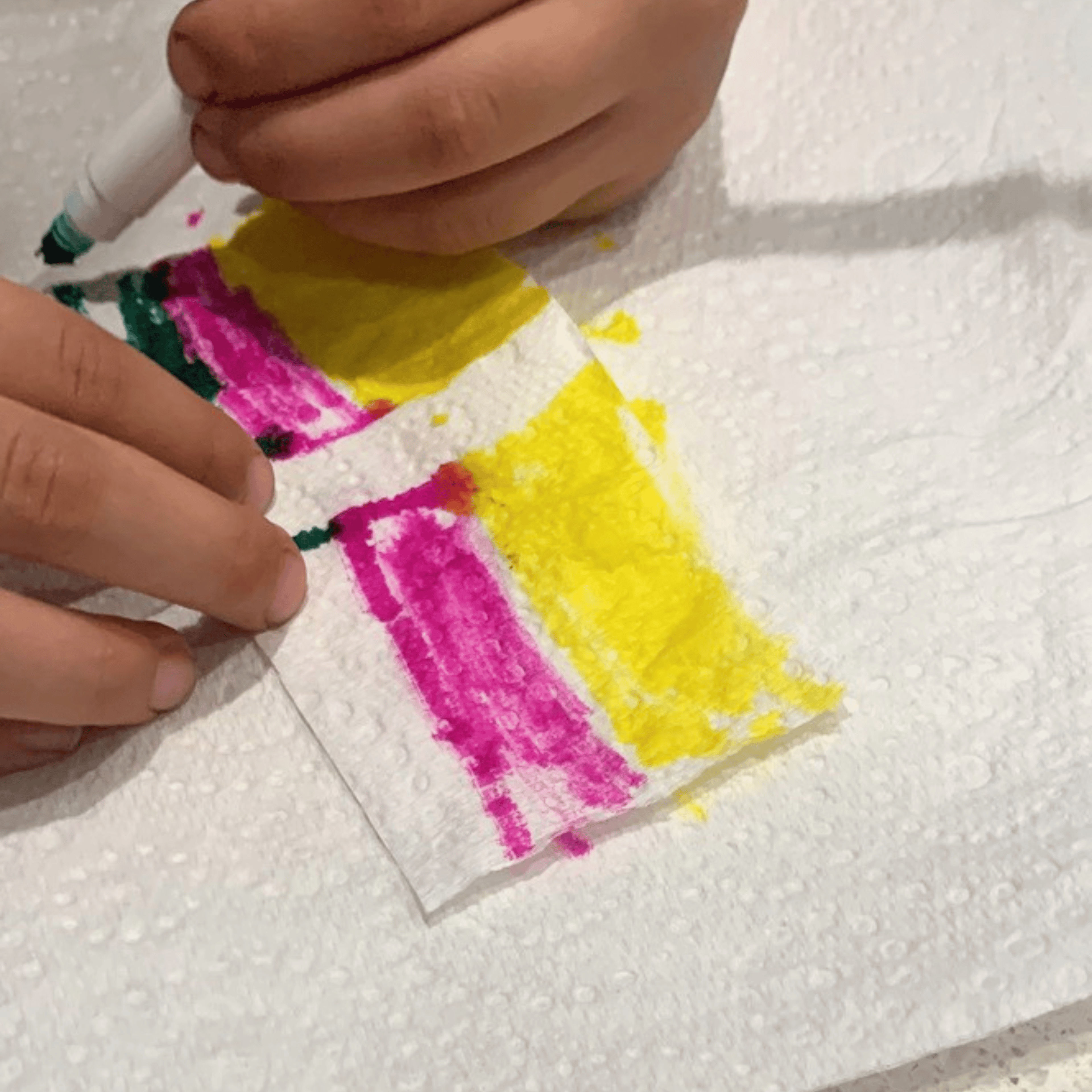 Walking rainbow experiment