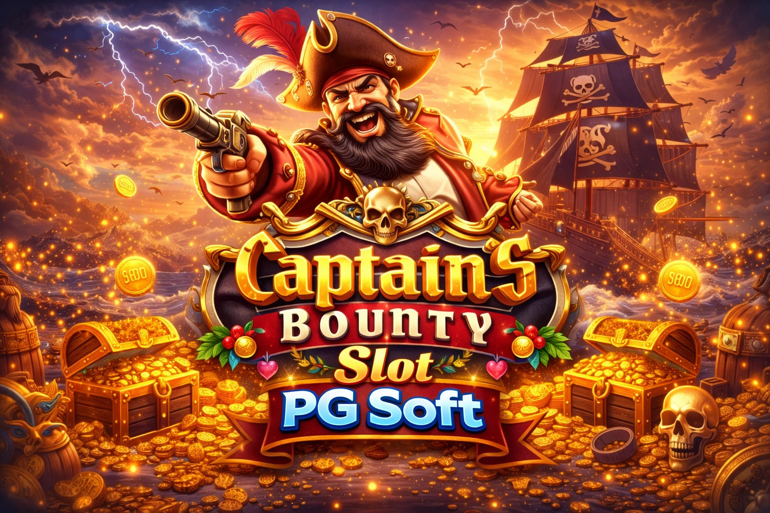 Link Captain's Bounty Slot PG Soft: Anti Lag & Responsif image 1