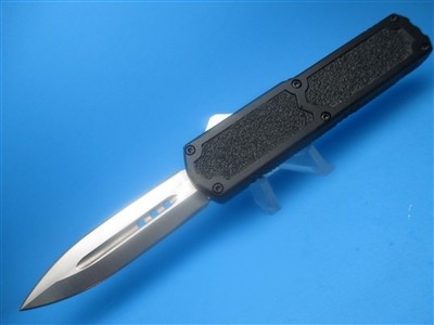 Black Titan 2 OTF 8 & 5/8 " Tactical Double Edge Plain Edge