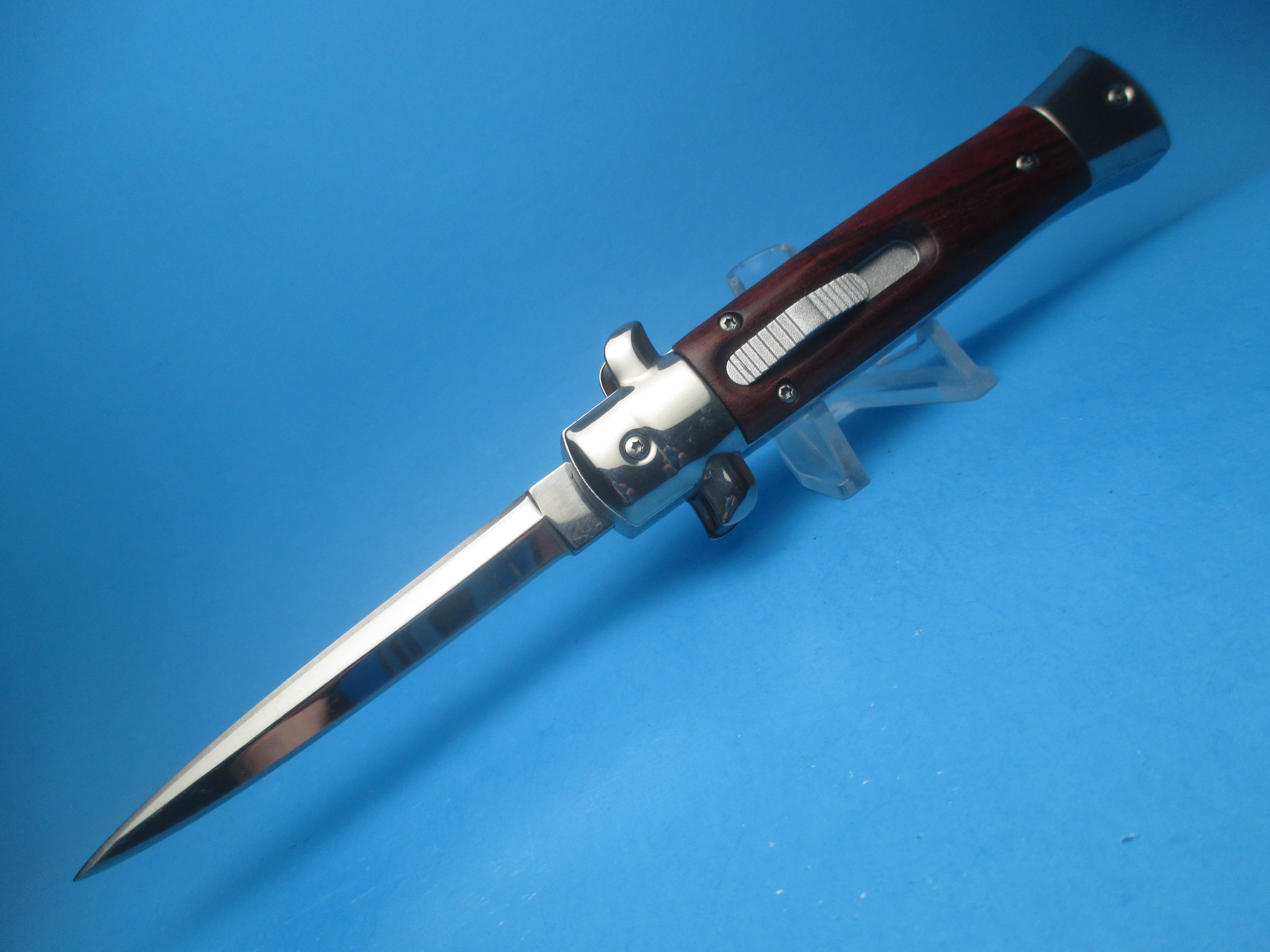 9'' Wood Stiletto Style OTF Dagger