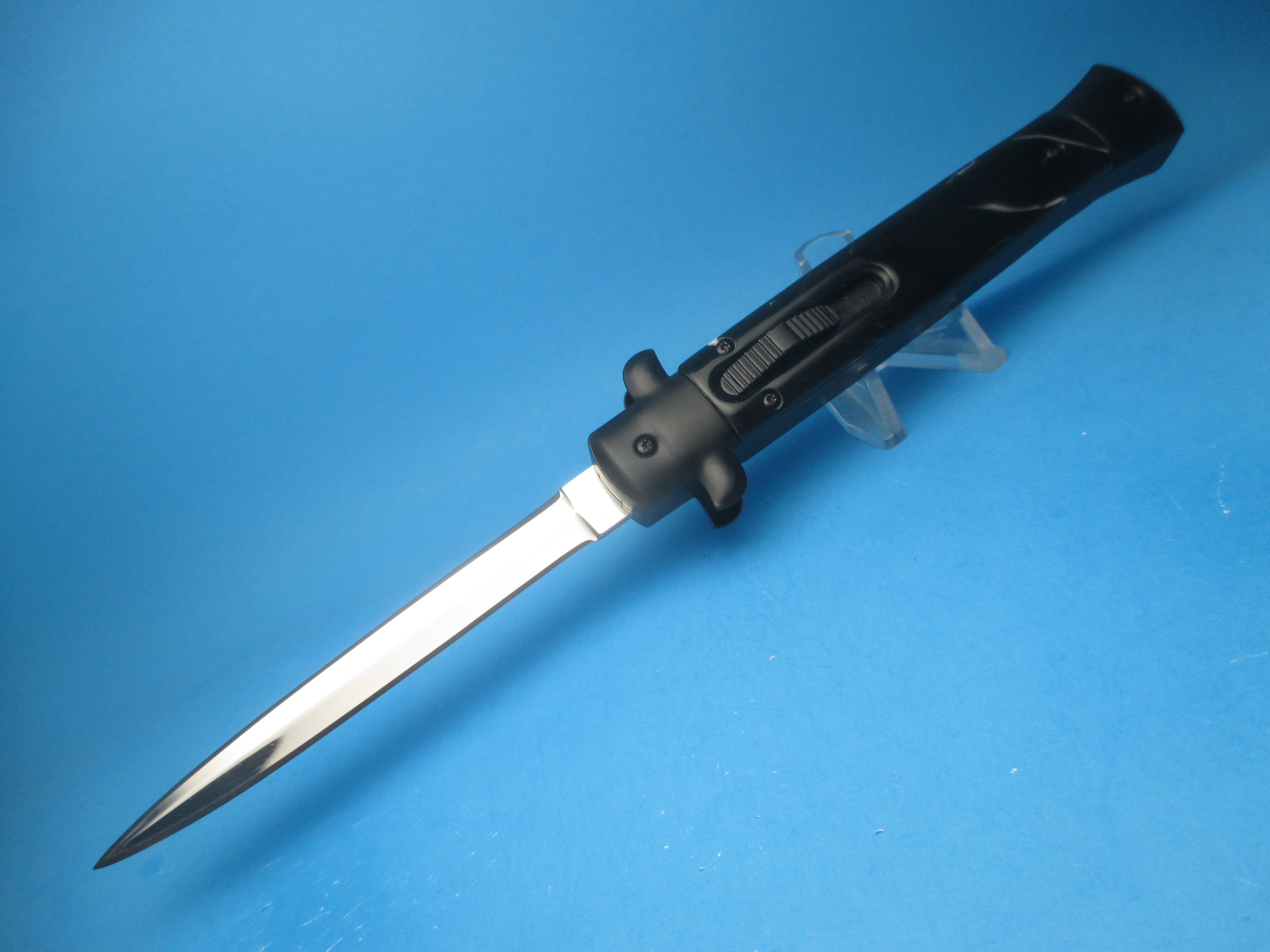 Black Tactical Stiletto Style OTF