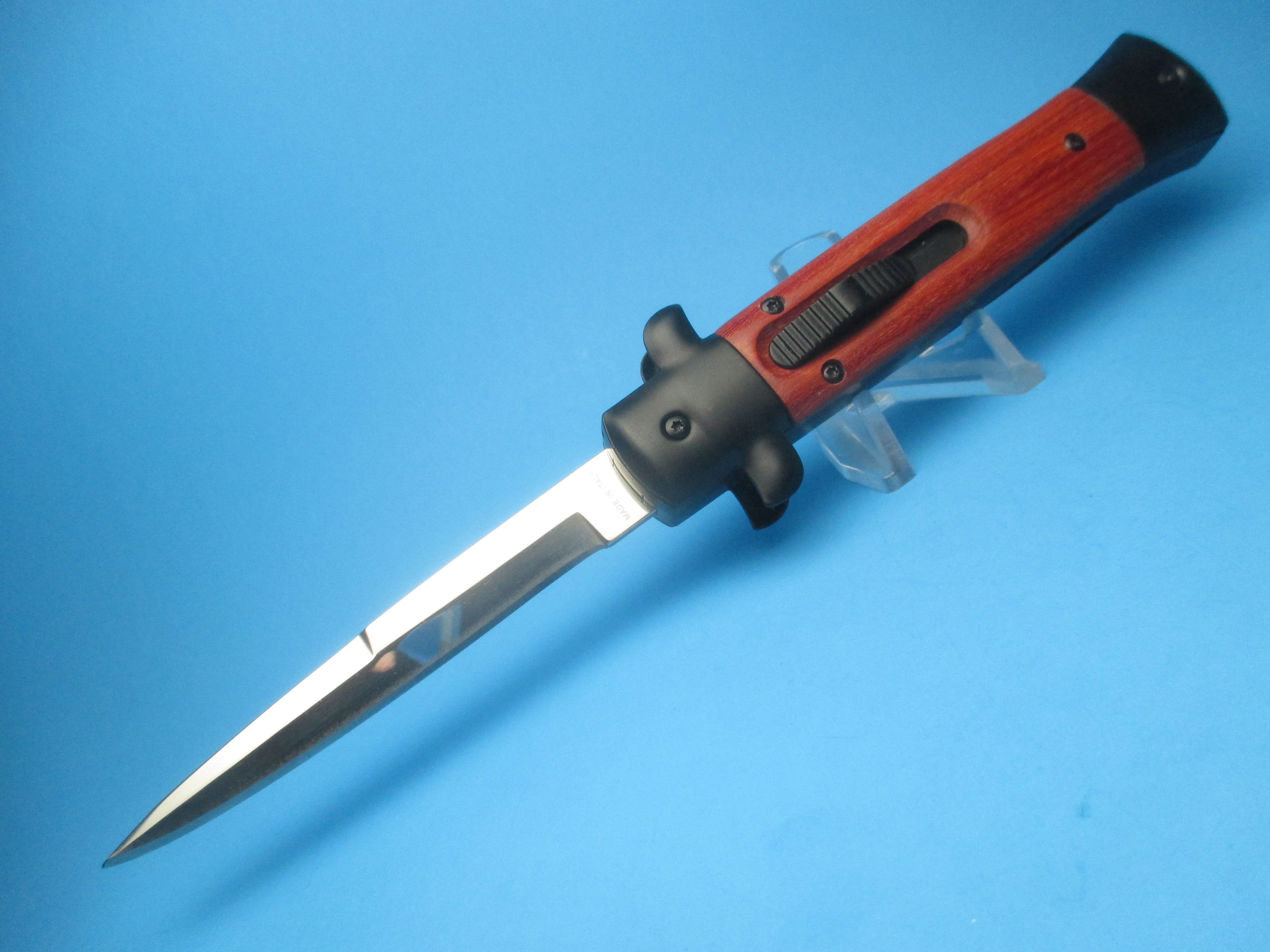 9'' Tactical Wood Stiletto Style OTF Bayonet