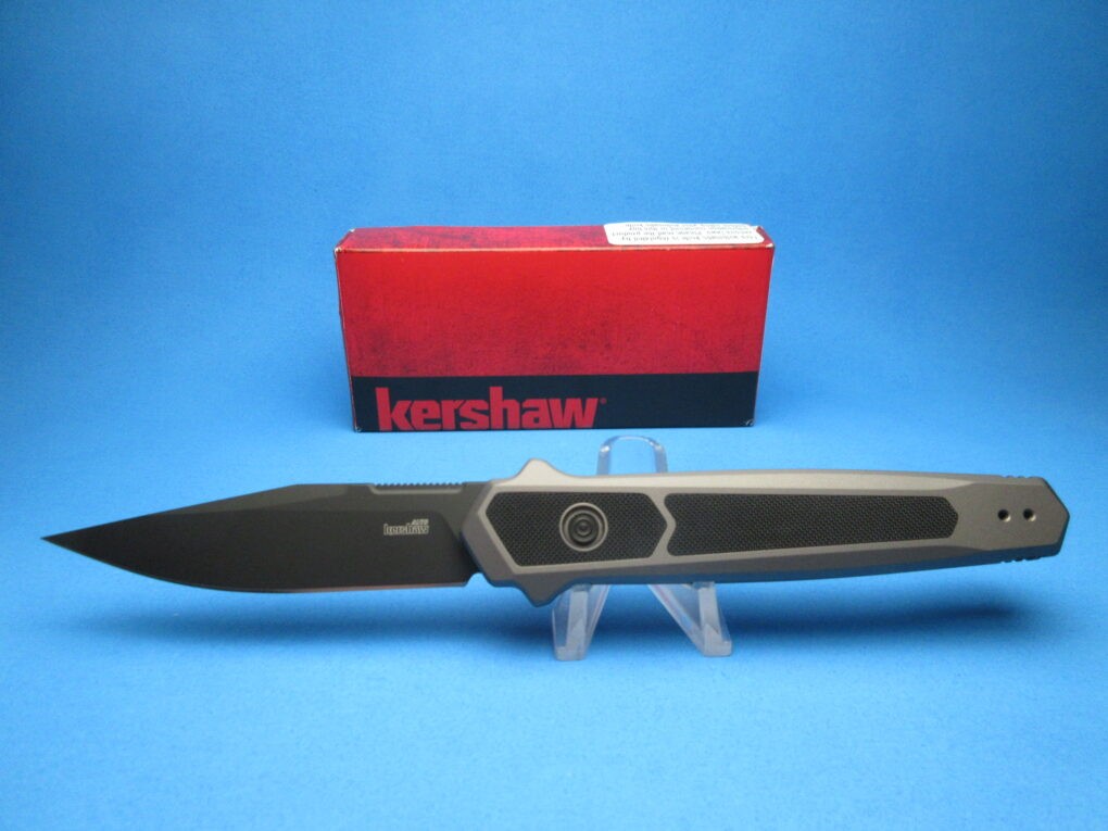 Kershaw Launch 17 Gray Handle Switchblade Knife