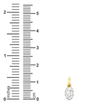 Candere by Kalyan Jewellers Yellow Gold Zuhra Ziah Diamond Pendant for Women (IGI Certified)