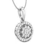 Candere by Kalyan Jewellers White Gold Orah Ziah Diamond Peandant for Women (IGI Certified)