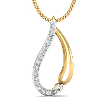 Arkina Diamond's sparkling loop pendent