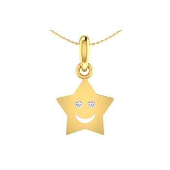 Arkina Diamond's Smiling star pendent