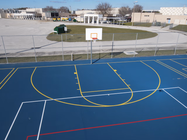 K-12 Education, Athletics project at Hillsborough County Public Schools Liberty Middle School Play Court Cover in Tampa, Florida, image 4 by Envision Construction Services