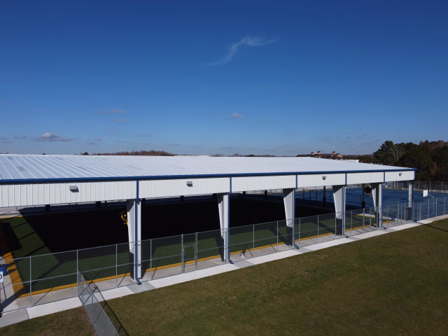 K-12 Education, Athletics project at Hillsborough County Public Schools Liberty Middle School Play Court Cover in Tampa, Florida, image 6 by Envision Construction Services