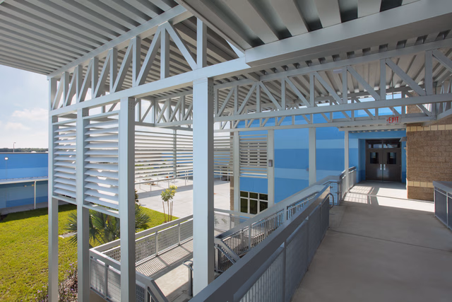 K-12 Education project at Warren Hope Dawson Elementary School Renovations & Canopy Cover in Tampa, Florida, image 1 by Envision Construction Services
