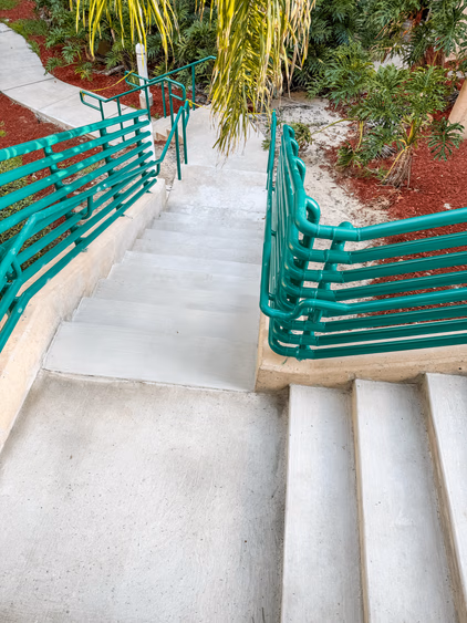 Moffitt Cancer Center Founder’s Garden Railing & Shear Wall Painting