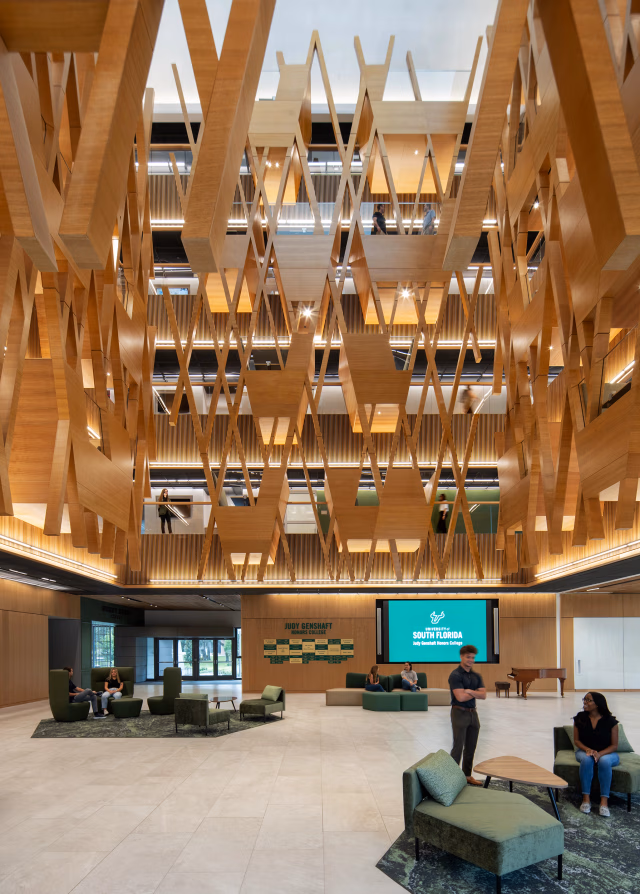 Higher Education project at University of South Florida Judy Genshaft Honors College in Tampa, Florida, image 3 by Envision Construction Services