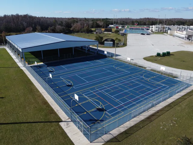 Hillsborough County Public Schools Liberty Middle School Play Court Cover 