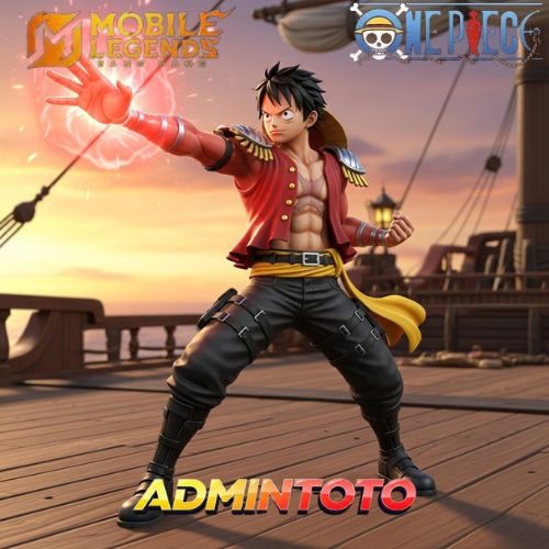 Ilustrasi Kolaborasi Mobile Legends Bang Bang (MLBB) dengan anime One Piece 2025