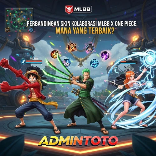 Skin Kolaborasi Mobile Legends x One Piece: Luffy, Zoro, Nami, Usopp, Franky
