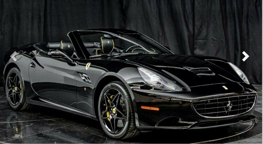 2013 Ferrari California Convertible Black on Black