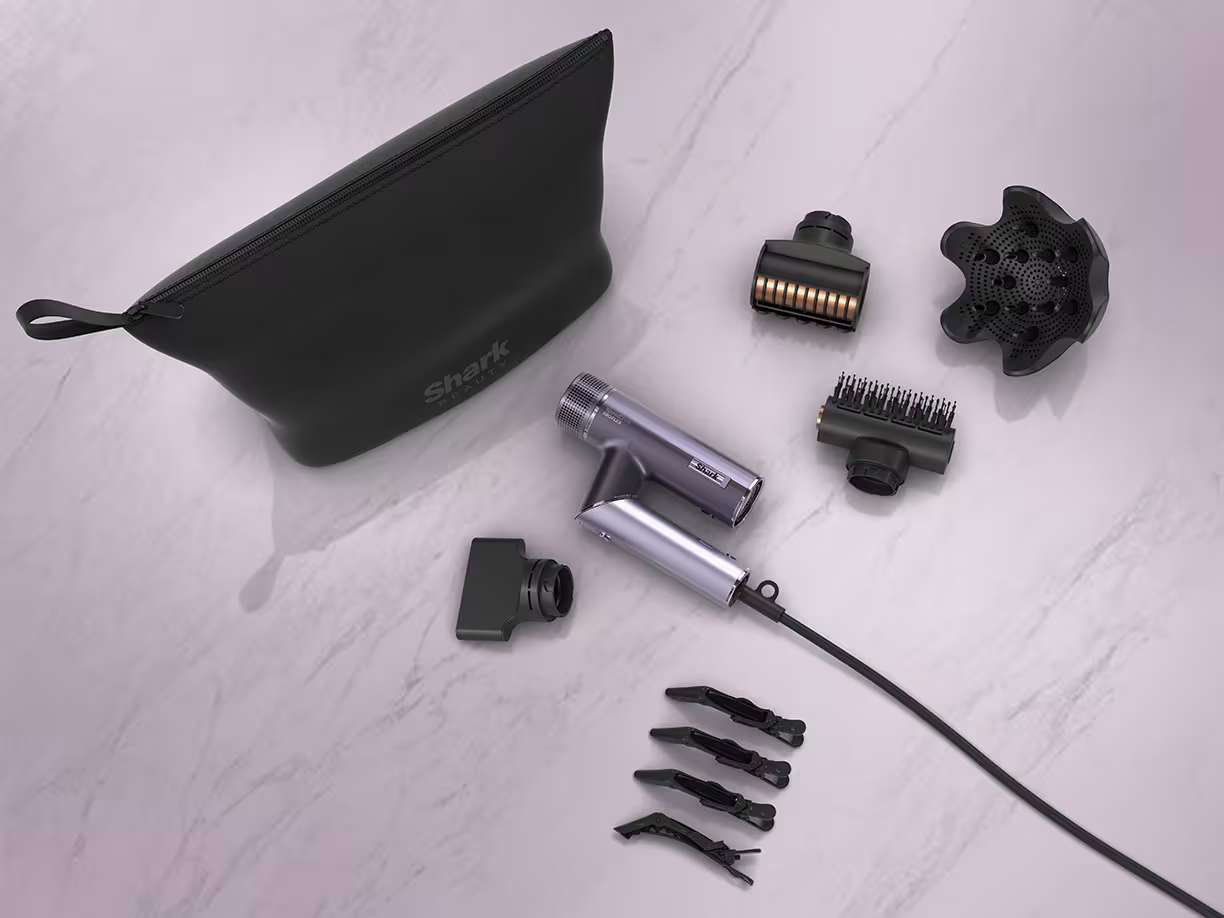 Shark SpeedStyle Pro FLEX 4-in-1 High-Velocity Hair Dryer System - HD542UK