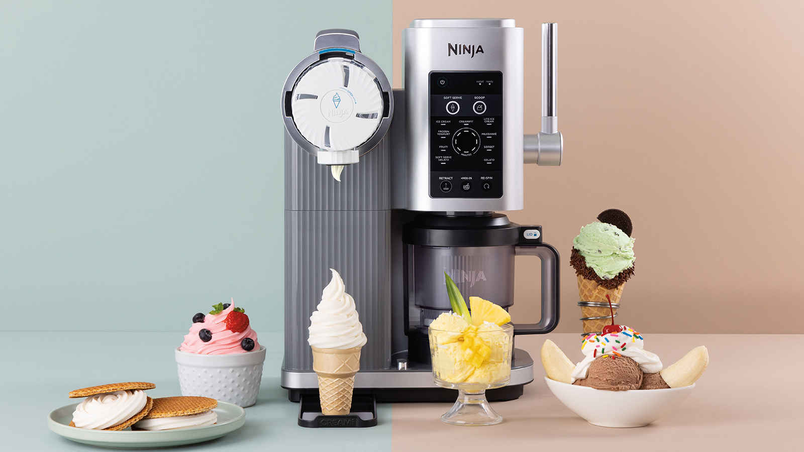 Ninja Creami Scoop & Swirl 13-in-1 ice cream maker - NC701EU