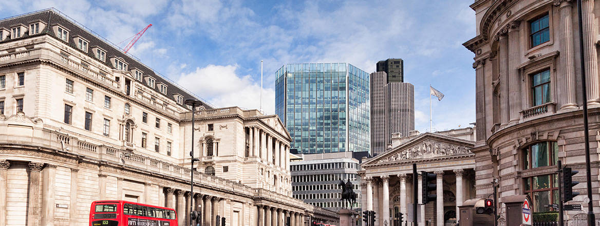 Bank of England view from street