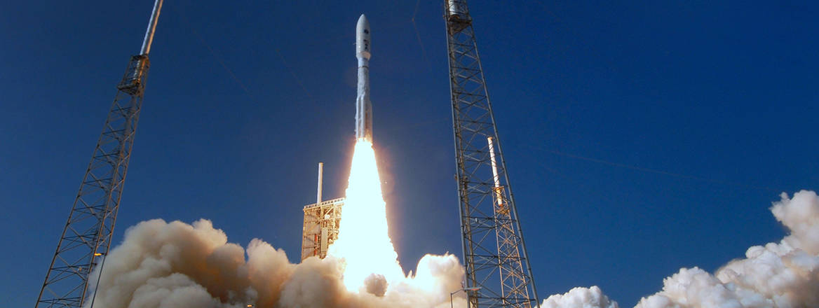 Launch of a United Launch Alliance Atlas V rocket at Cape Canaveral