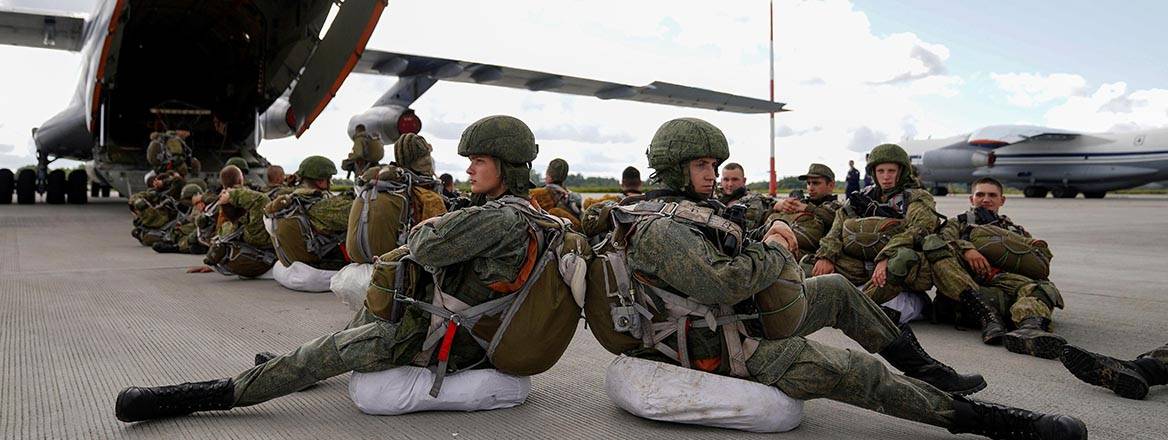 Russian paratroopers Zapad-2021