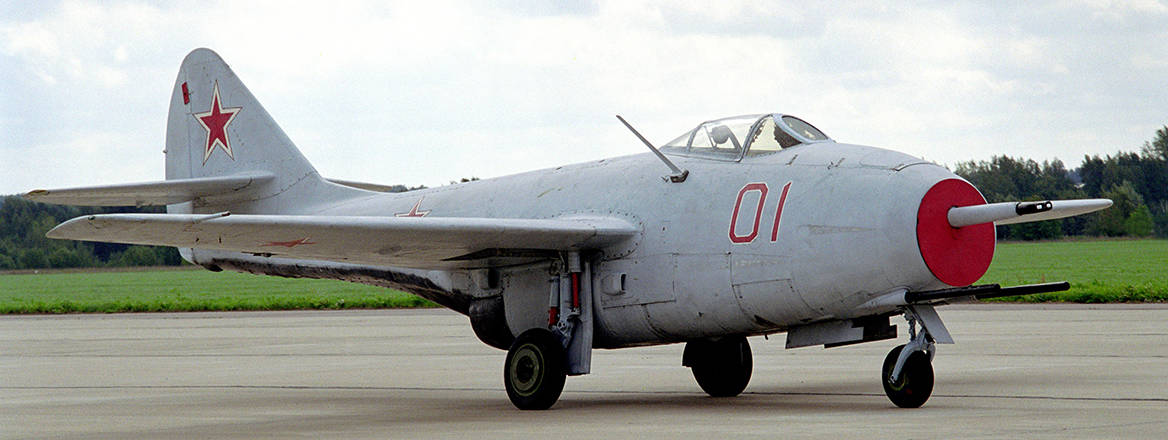 A MiG-9, the Soviet Union’s first serial turbojet fighter, May 2023