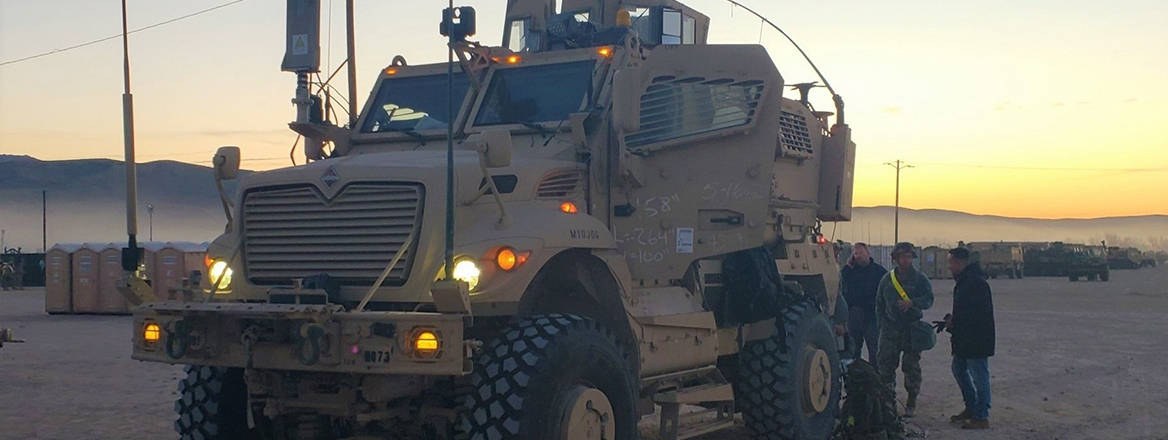 US Army Electronic Tactical Warfare Vehicle.