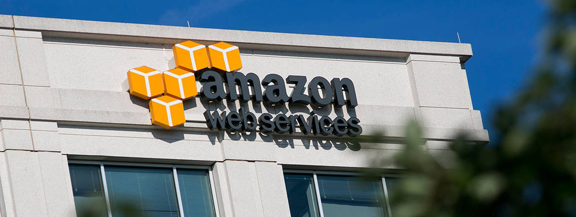 An office building occupied by cloud computing provider Amazon Web Services