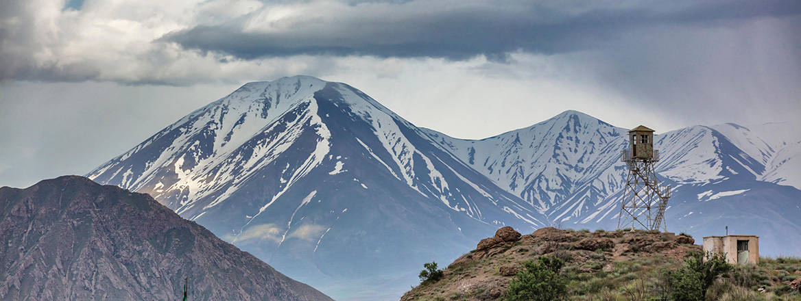 The Aras valley, on the border between Iran and Azerbaijan